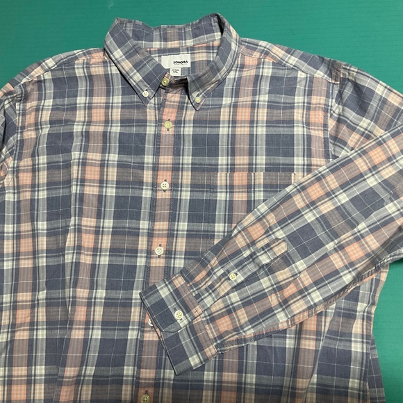 Bundle 4 Sonoma/Croft & Barrow Men's Long Sleeve Button Down Shirts SZ XXL $38! - Picture 4 of 5